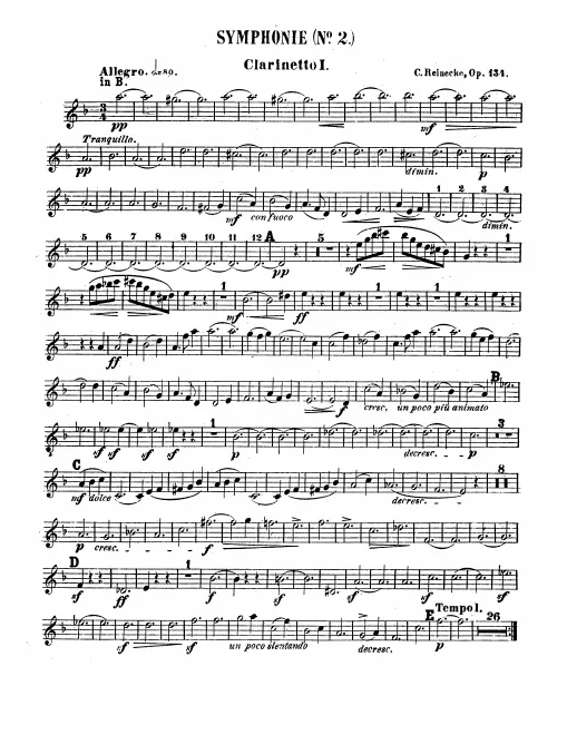 Clarinet 1, 2 (B)