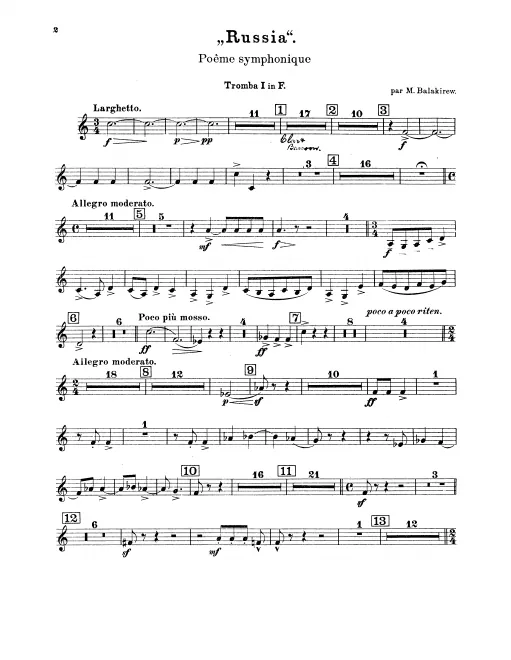 Trumpet 1, 2 (F)