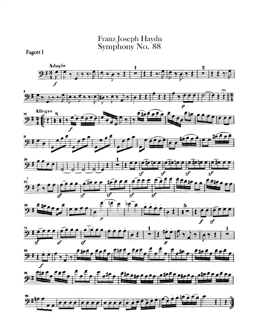 Bassoon 1, 2