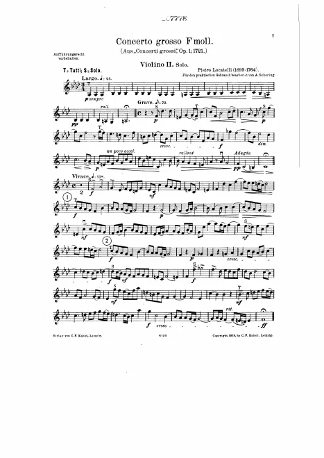 Violin 2 solo