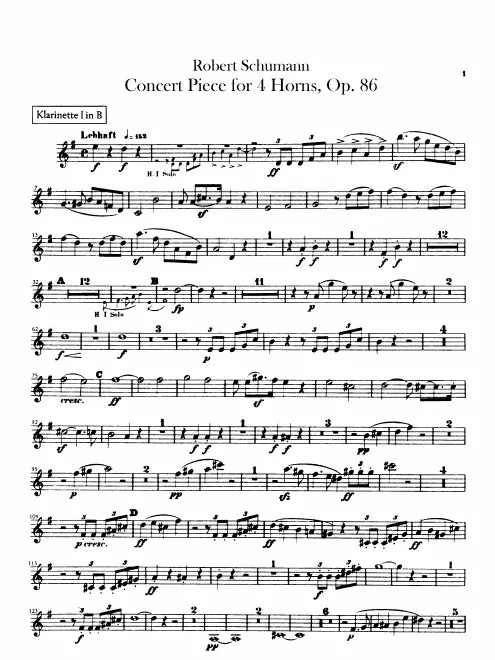 Clarinet 1, 2 (B)