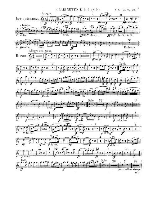 Clarinet 1, 2 (B♭)