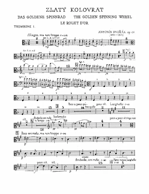 Trombone 1, 2, 3, Tuba
