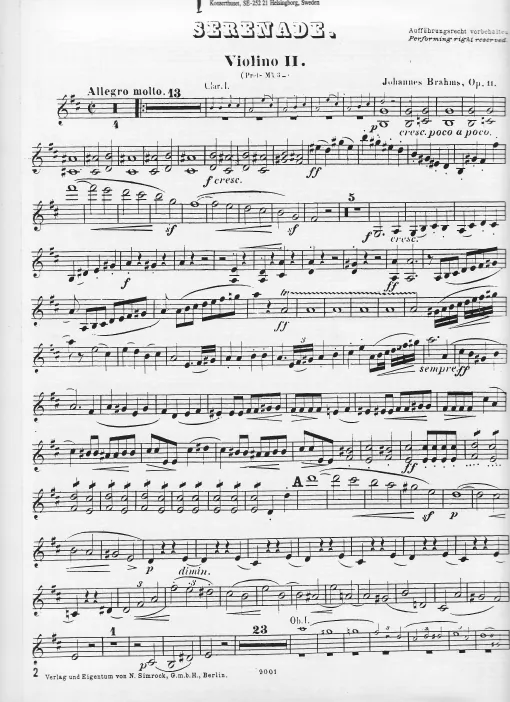 Violins II