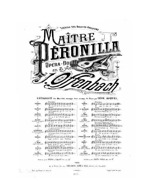 No.3, Couplets du chocolat: "Oui, je le dis et m'en fais gloire"