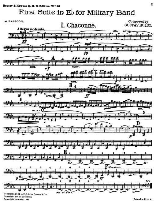 Bassoon 1, 2