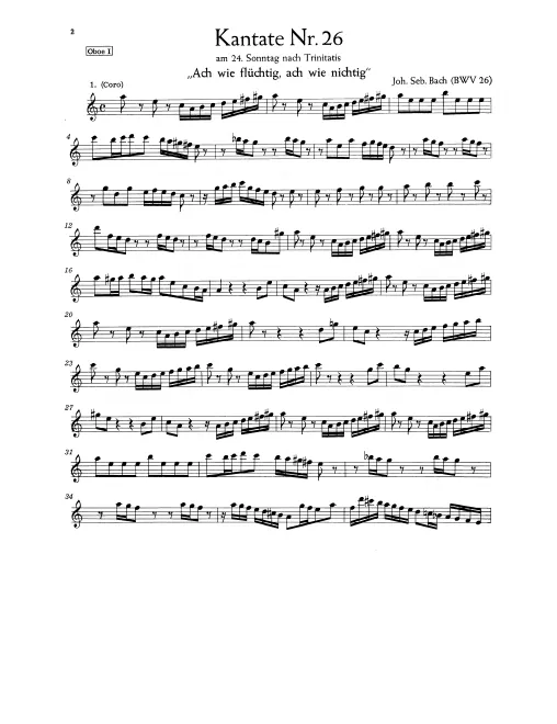 Oboe 1, 2, 3