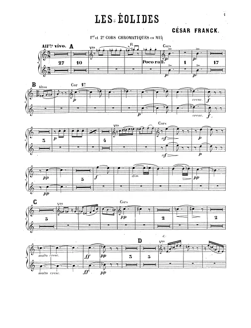 Horn 1/2, 3/4 (E)