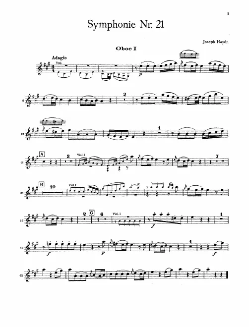 Oboe 1, 2