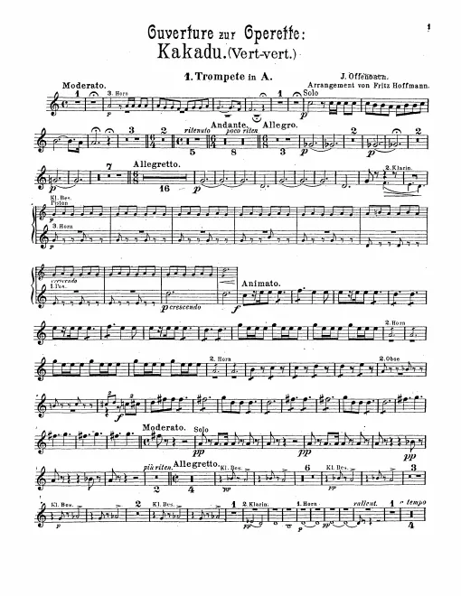 Trumpet 1, 2 (A)