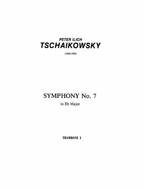 Trombone 1, 2, 3, Tuba