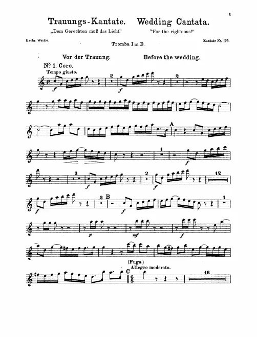 Trumpet 1, 2, 3 (D)