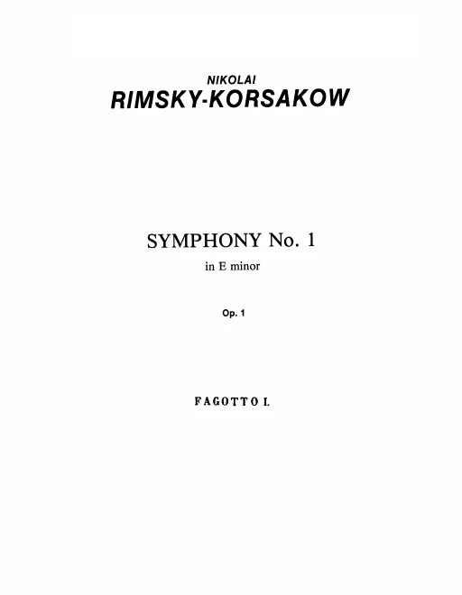 Bassoon 1, 2