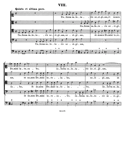 Calicem salutaris accipiam, SWV 60