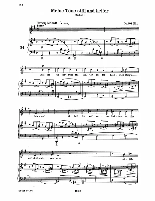 Complete Score (original / high voice)