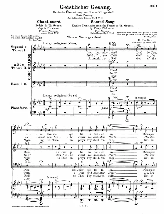 Vocal Score