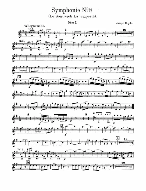 Oboe 1, 2