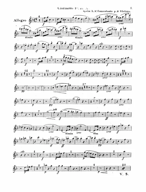 Clarinet 1, 2 (A)