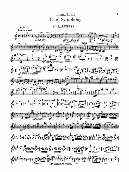 Clarinet 1 (C/A)