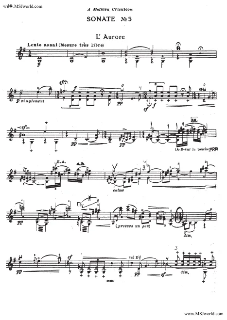 Sonata No.5 in