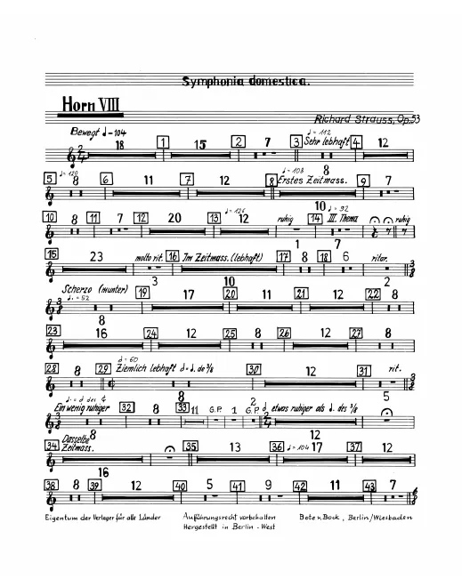 Horn 8 (F)