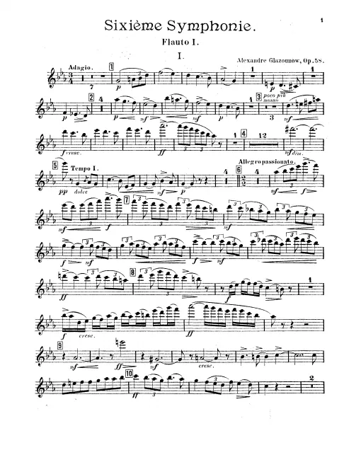 Flute 1, 2, 3/Piccolo