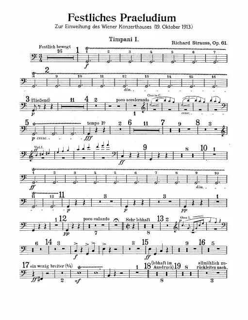 Timpani 1, 2