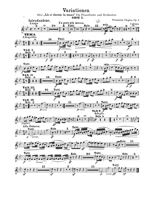Oboe 1, 2