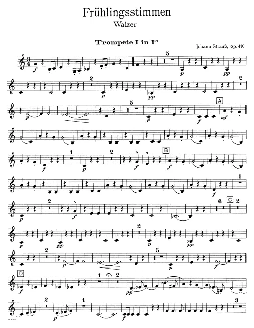 Trumpets 1, 2 (F)