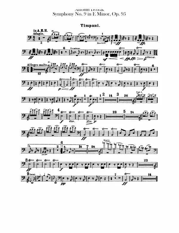 Timpani, Triangle/Cymbals
