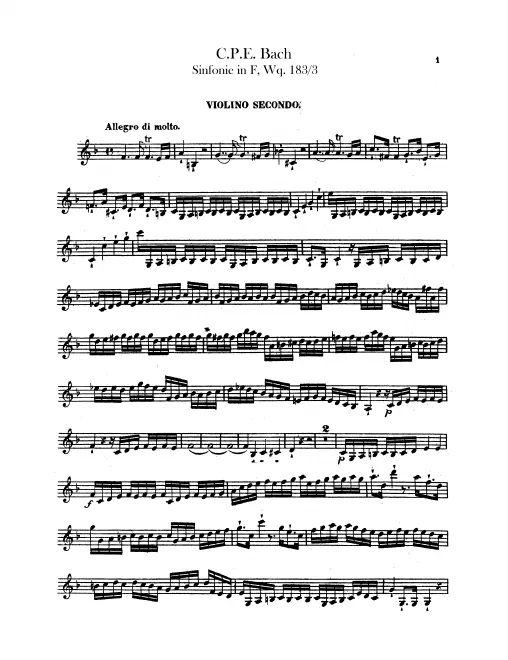 Violins II