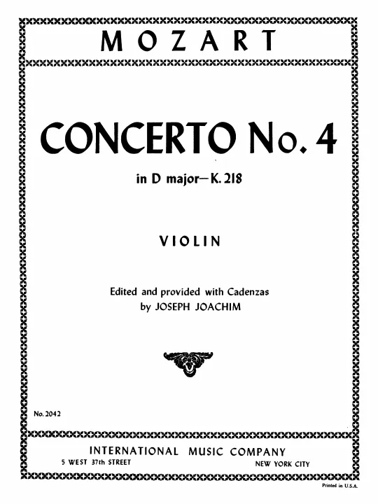 Violin Part (with cadenzas)