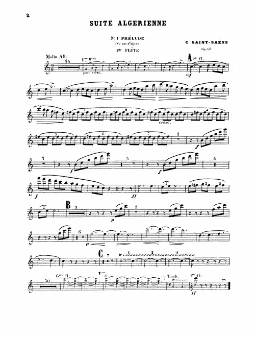 Piccolo, Flute 1/2