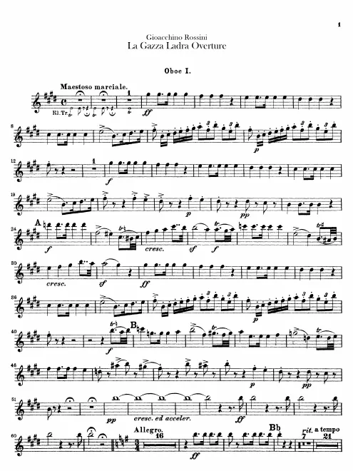 Oboe 1, 2