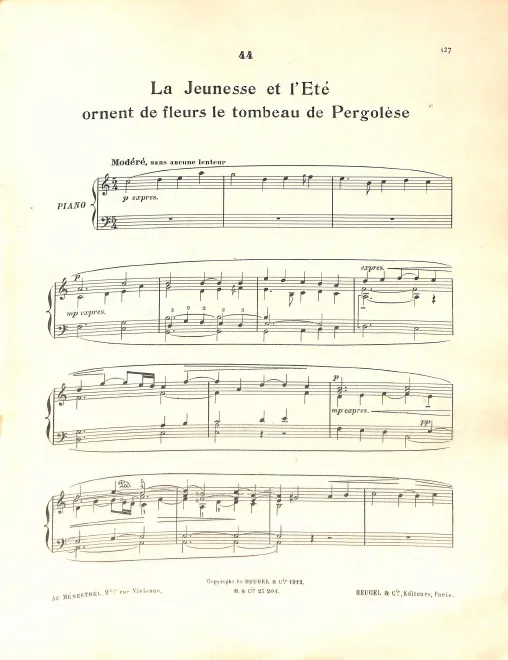 44. La Jeunesse et l'Eté