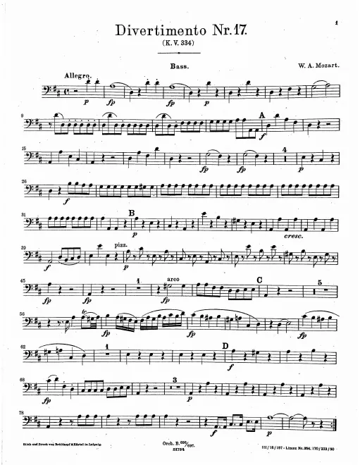 Cellos/Basses
