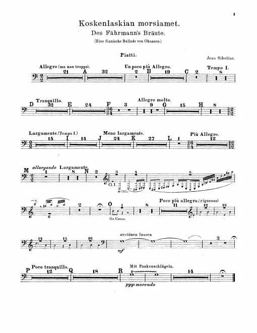 Cymbals, Bass Drum, Triangle