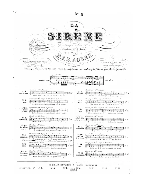 No.11, Duo: "Je fais mal je le sais" (A major)