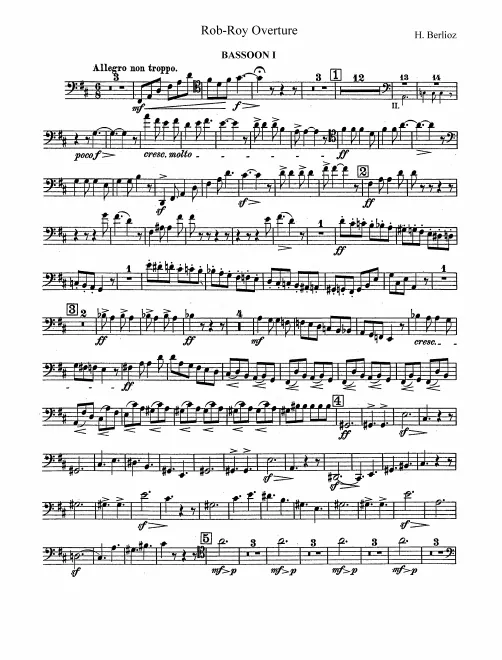 Bassoon 1, 2