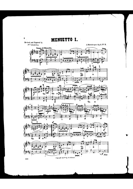 2. Menuetto I