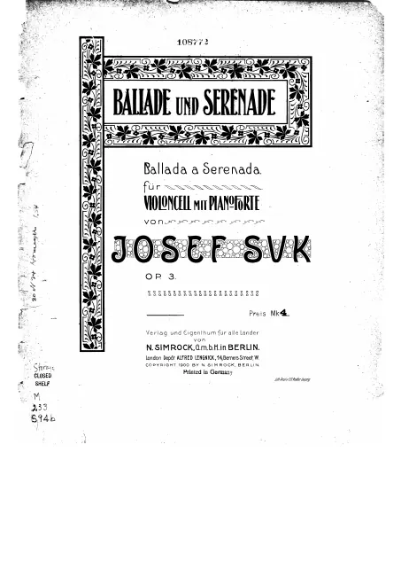 Piano Score