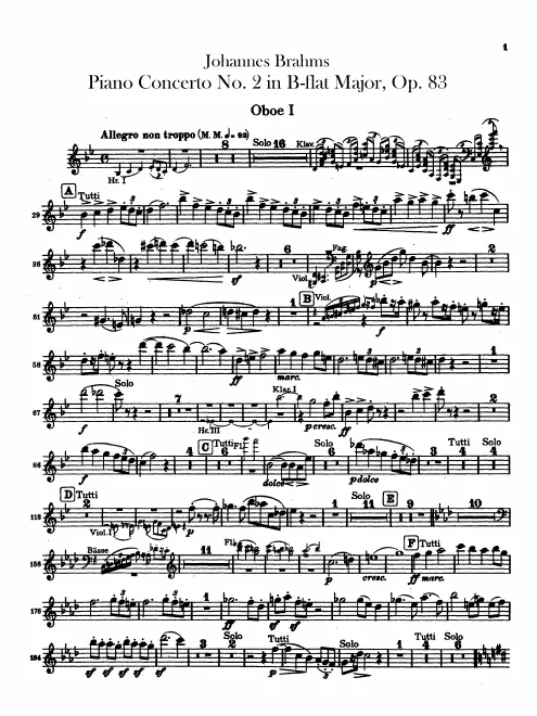 Oboe 1, 2