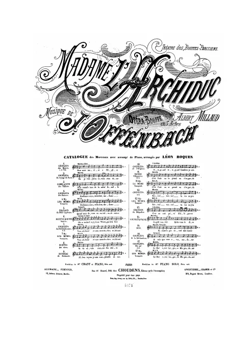 No.16, Couplets de la déclaration: "Je sais, que vous avez" (Act III, No.17a)