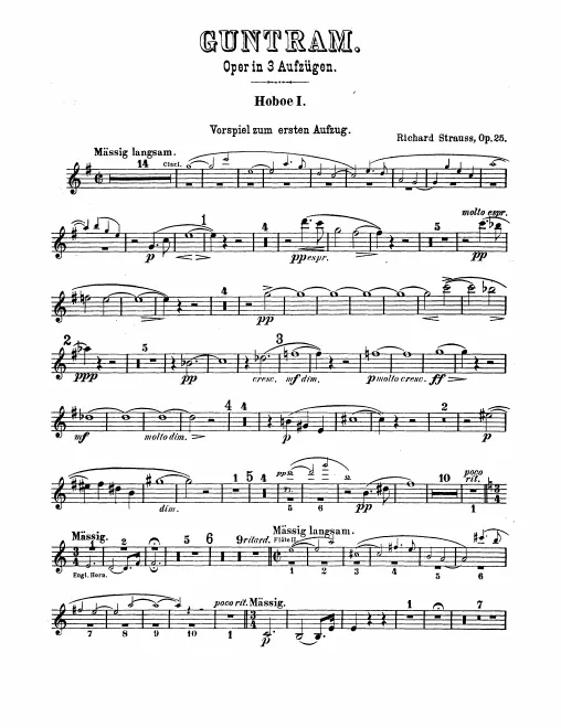 Oboe 1, 2, English Horn