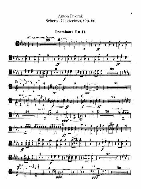 Trombone 1/2, 3