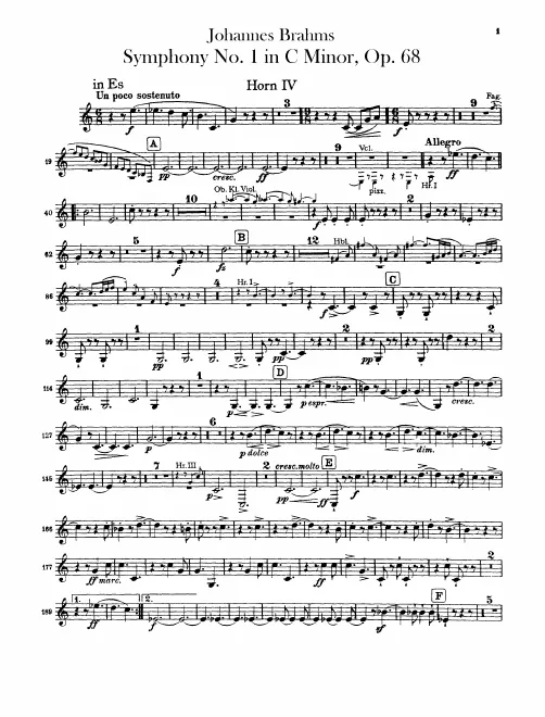 Horn 4 (E/B/E/F)