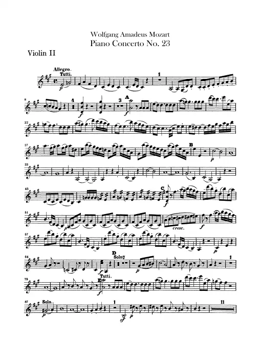 Violins II
