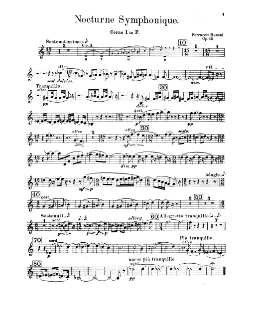 Horn 1, 2, 3 (F)