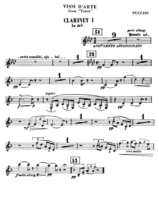 Clarinet 1, 2 / Bass clarinet (B)