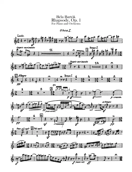 Oboe 1, 2